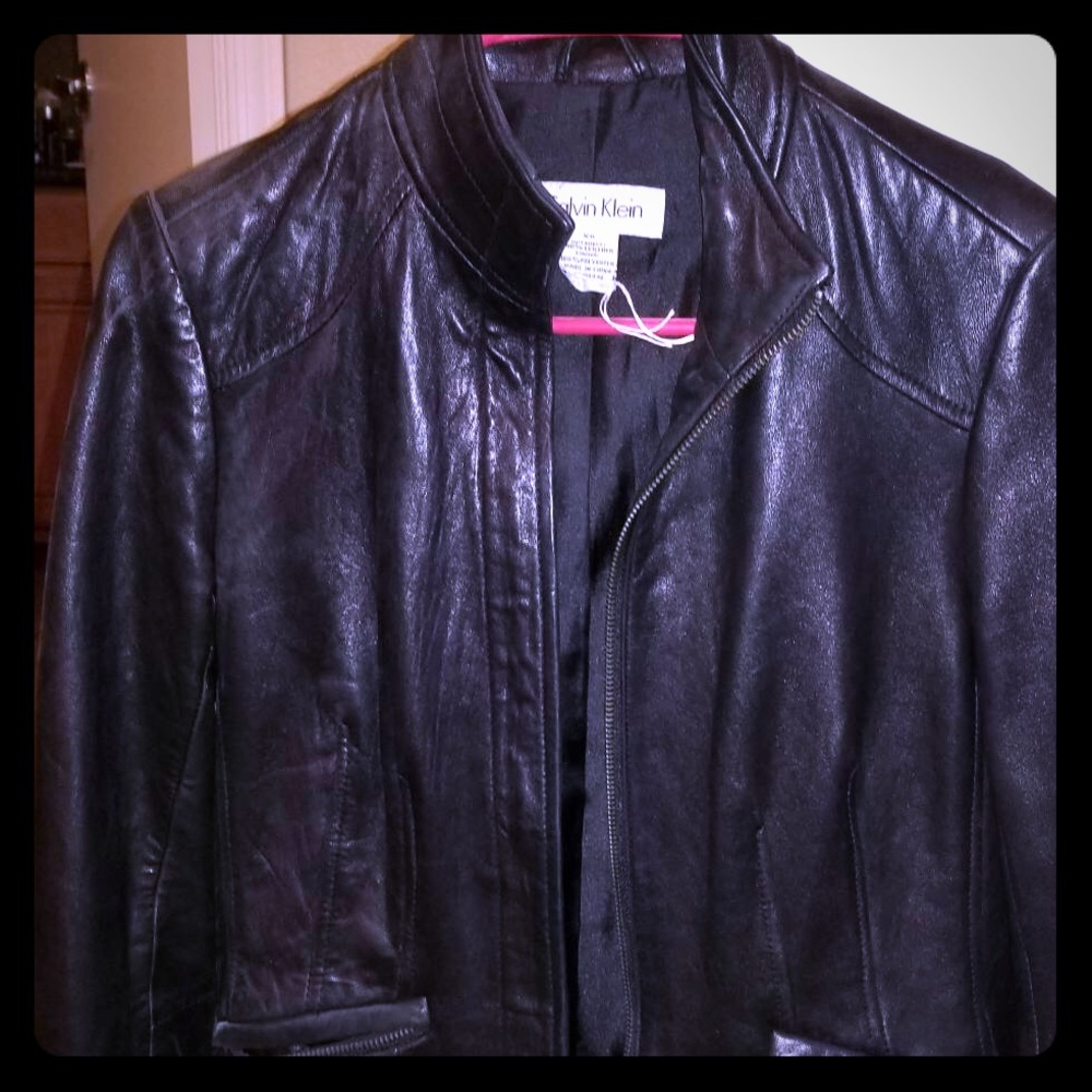 Calvin Klein Leather Jacket
